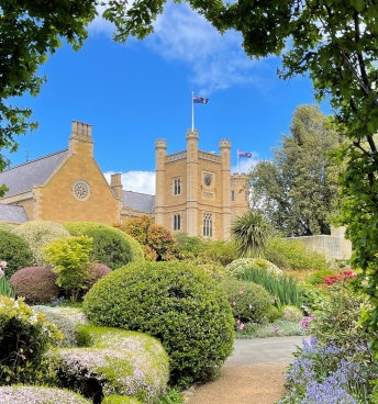 Government House from tennis courts